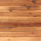 sunnydaze acacia wooden planter boxes with liners showing dimensions