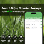 ImoLaza Outdoor Sprinkler Controller, 4-Zone Ultra WiFi Sprinkler Timer | Smart lawn irrigation: water saving, weather-based, soil saturation skip, easy App control, works with Alexa, fault alerts