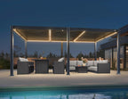 purple leaf 92ks louvered pergola 11.5' x 17.5', main product view