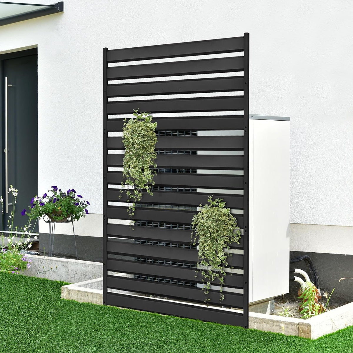 72" h x 38" w air conditioner fence, main product view