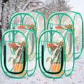 nuanchu pop up mini greenhouse cover, pvc clear, main product view