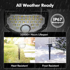 AloftSun Solar Motion Sensor Outdoor Lights,Waterproof Motion Sensor Spot Lights- 30 LED/3 Modes Solar Powered Spotlights,Landscape Lighting for Yard and Garden,Warm White,2 Pack