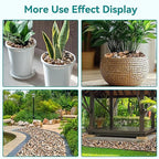 15 lbs River Rocks, 1-1 1/2 inch Plant Rocks for Pots Indoor, Decorative Garden Rocks Outdoor Landscaping, Polished Natural Stone for Walkways, Yard, Vases, Crafts