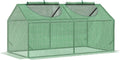 4x2 small green house with pe cover, main product view