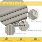 NICETOWN Blackout Room Divider Curtains for Sliding Glass Doors 102 Inches Long 1 Panel, Extra Wide Curtains for Doorway Patio Bedroom Living Room (Natural, 80Wx102L, 1 Panel)