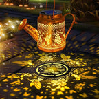 2 Pack Solar Lanterns Outdoor Waterproof,Hummingbird Watering Can Garden Decor,Hanging Solar Path Lights Yard Art,Outside Patio Decorations Gardening Christmas Gifts for Mom Grandma Women (Warm White)