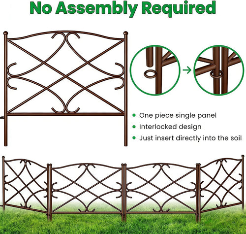 amagabeli garden & home 5 panels decorative garden shown in use