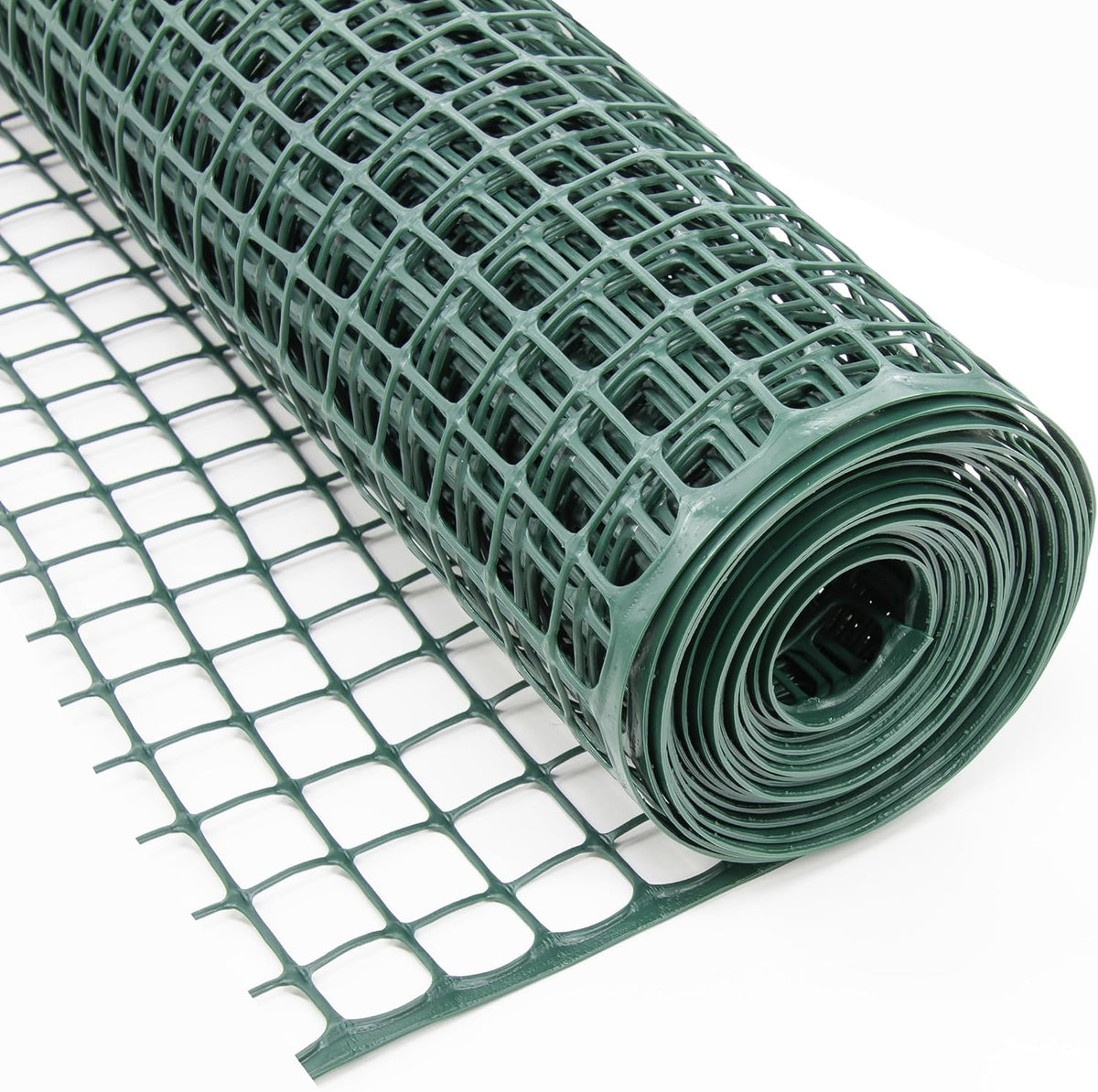 heavy-duty plastic mesh netting, green, 35.4 x 197, main product view