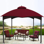 SCOCANOPY Burgundy Ripstop Replacement Roof for Lowe's Allen Roth 10X12 Gazebo Model #GF-12S004B-1/ GF-12S004BTO/TPGAZ17-002C