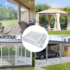 20ft outdoor clear tarp curtain waterproof wind-proof 24 on a desk or shelf