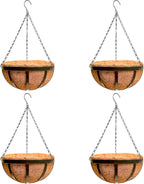 lalagreen round hanging baskets (14 in, 4 pack), main product view