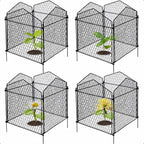 decohs 4 packs chicken wire cloche plant protectors, main product view