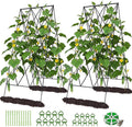 docred 39.4" h cucumber trellis, 2 pack foldable, main product view