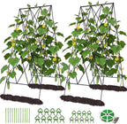 docred 39.4" h cucumber trellis, 2 pack foldable, main product view