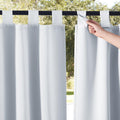 nicetown 2 panels patio curtainss outdoor waterproof with, main product view