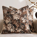 dezene pack of 2 vintage floral throw pillow, main product view