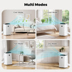 14000btu portable air conditioners, floor stand portable ac, close-up detail