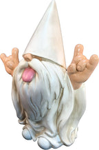 GlitZGlam Rocker Gnome 'George' This Gnome Will Rock Your Fairy Garden and Garden Gnomes 10 Inches Tall