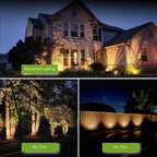 low voltage landscape lights, 10w 12/24v 2700k warm, package contents