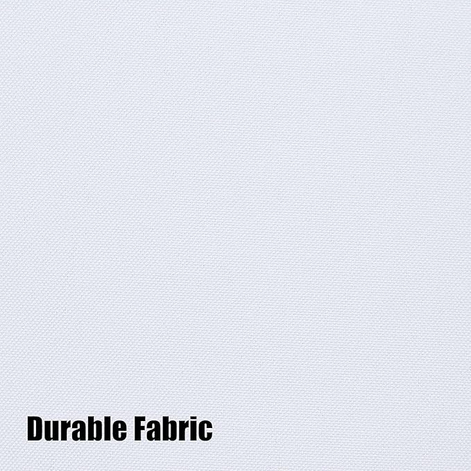 BONZER Outdoor Waterproof Curtains for Patio Extra Wide Grommet Light Filtering Outside Curtains for Gazebo, Porch, Pergola, Pavilion, 1 Panel, 150W x 108L inch, White