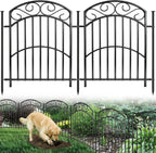 33" h x 27" w decorative iron garden, main product view