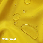 BONZER Outdoor Curtains for Patio Waterproof Thick Privacy Grommet Light Filtering Outside Curtains for Porch Pergola Gazebo Deck, 1 Panel, 84W x 108L inch, Yellow