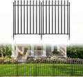 no dig decorative garden fence, 32in(h)×22ft(l), 10 panels, main product view