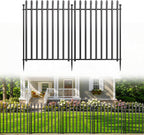 no dig decorative garden fence, 32in(h)×22ft(l), 10 panels, main product view