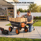 etoolab dump garden cart 900lb capacity with 10-inch on a desk or shelf