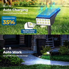 12Pack Solar Spot Lights Outdoor, Solar Lights Outdoor Waterproof with 4 Light Mode 2-in-1 Landscape Spotlights Solar Powered Yard Garden Outside Flood Light for House Pathway Tree (Cool White)
