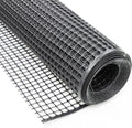 heavy-duty plastic mesh netting, black, 35.4 x 197, main product view