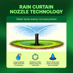 Rain Bird 42SA+ Heavy Duty Simple Adjust Gear Driven Rotor Sprinkler Head, 2 Pack - 3/4 inch Inlet - Water Efficient 4 inch Pop Up Lawn Sprinkler, Adjustable 40-360 Degree Arc and 26-38 ft Radius | Heavy Duty 3/4 inch Inlet - Water Efficient 4 inch Pop