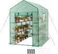 vevor walk-in greenhouse, 54" x 81.1" x 77.2", main product view