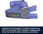 ENO, Eagles Nest Outfitters Atlas EXT Utility Hammock Straps, Suspension System, Set of 2, Charcoal/Navy