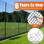 Zevemomo 36" x 50' 1/4inch Hardware Cloth, Black Vinyl Coated Chicken Wire Fence Galvanized Welded Mesh Roll for Home Garden Rabbit Cage
