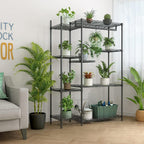 xiofio plant stands for for indoor outdoor, heavy, side view