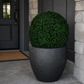 artificial boxwood topiary balls for outdoor decor, main product view