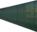 4'x50' 4ft tall 3rd gen olive green fence shown in use