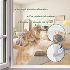 aluminum window screen mesh, 4'x100' replacement mosquito net, side view