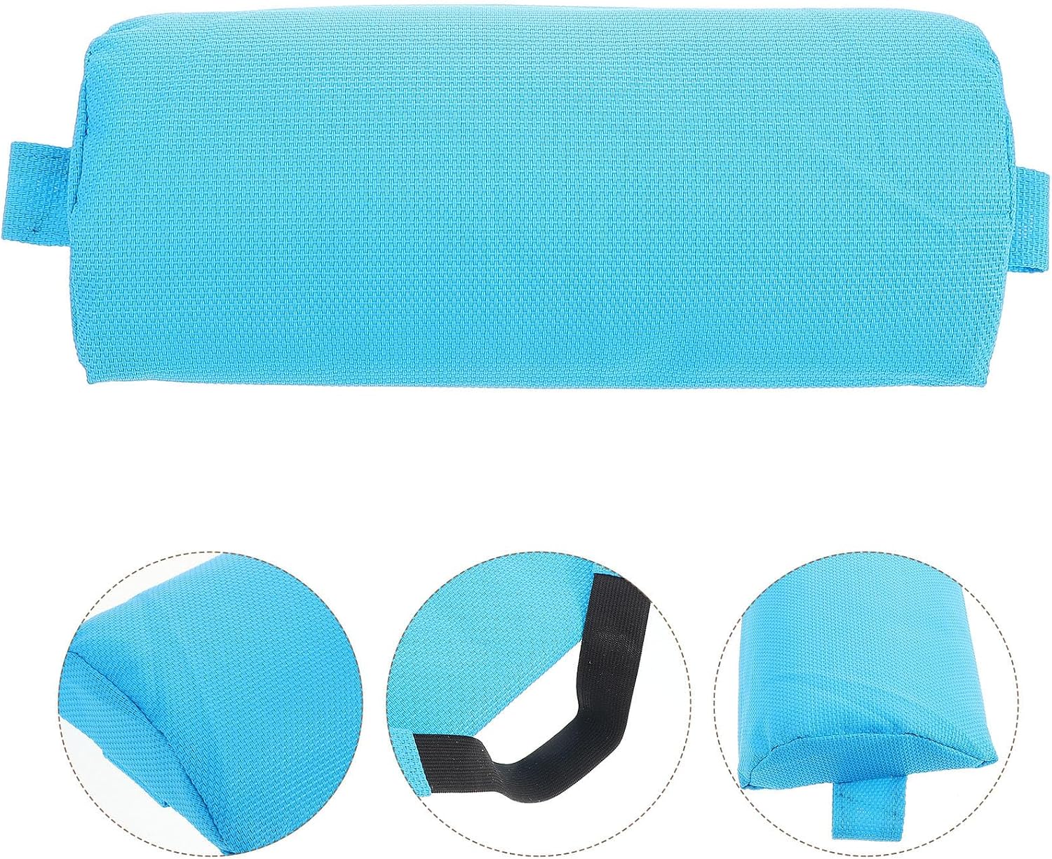 SEWACC Lounge Chair Pillow Blue Polyester Headrest for Home Use | Compact Lightweight Washable Design, Head and Neck Support, Sofa and Home Decor Use