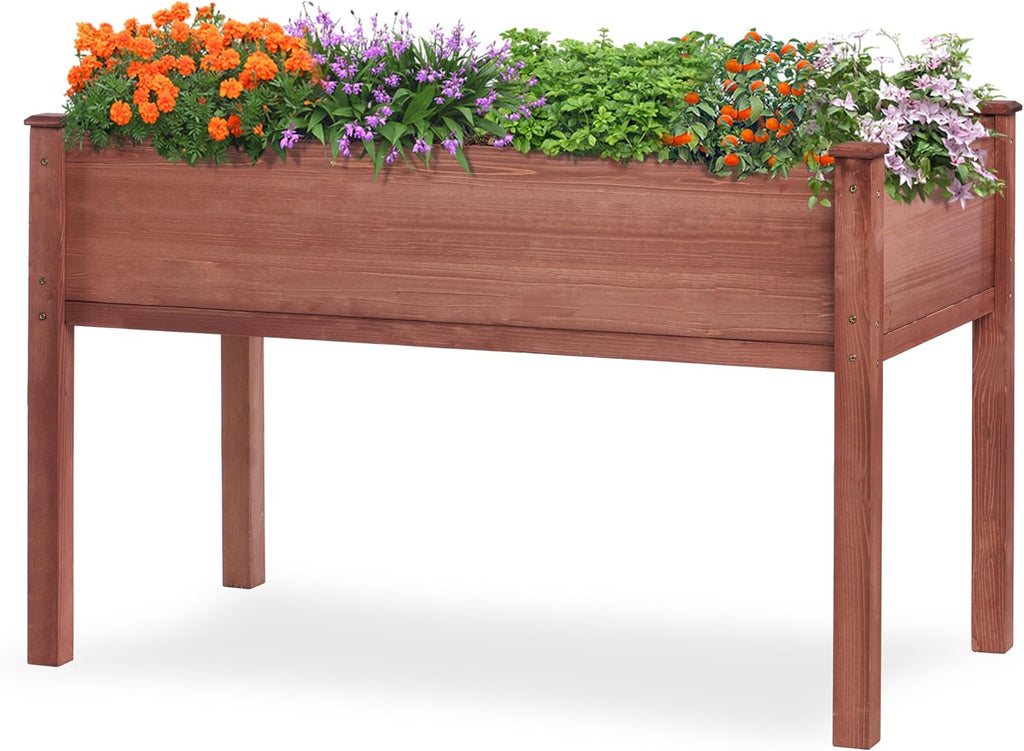 48x24x30 inch raised garden bed with legs, elevated, main product view