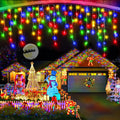 christmas ice lights outdoor decor 49ft 480led 8, main product view