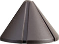kichler six groove deck light, architectural bronze, main product view