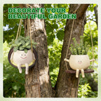 cute plant pots, unique style cute planters, soft on a desk or shelf