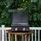 Blackstone OTG Outdoor Tabletop Griddle with Built-in Hood, Black, 22 Inch | Portable Grill Appliance for Camping, Tailgate Grilling, and On-the-Go Kitchen Cooking