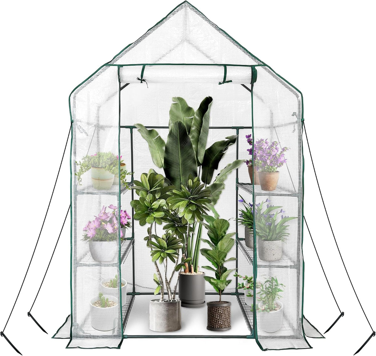 heyfurni walk in greenhouse with 3 tier 6, main product view