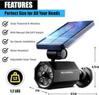 Bell+Howell Bionic Spotlight Motion Solar Spot Lights Outdoor Waterproof, Landscape Lights, Outdoor Solar Yard Lights Weather Resistant, Super Bright LED Lights, for Garden, Lawn As Seen On TV