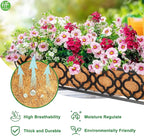 HFHOME 4Pcs 24" Trough Coco Fiber Replacement Liner, Natural 24 in Window Deck Coco Replacement Liner for Window Box