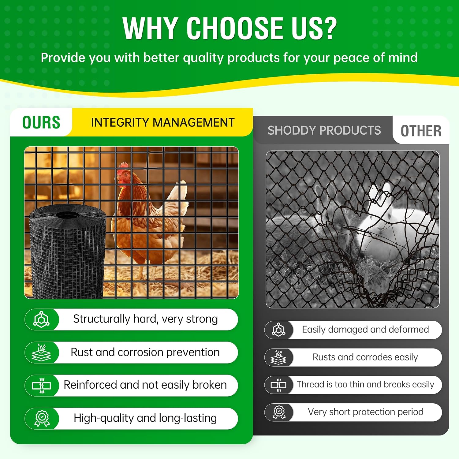 Vinyl Black Hardware Cloth 1/2 inch 48 x 100 ft 19 Ga Chicken Wire | Chicken Wire Mesh, Chicken Wire Fencing, Gopher Guard & Custom DIY Projects
