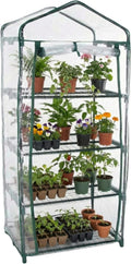 pure garden 4 tier mini greenhouse, 27.5x19x63-inch, main product view
